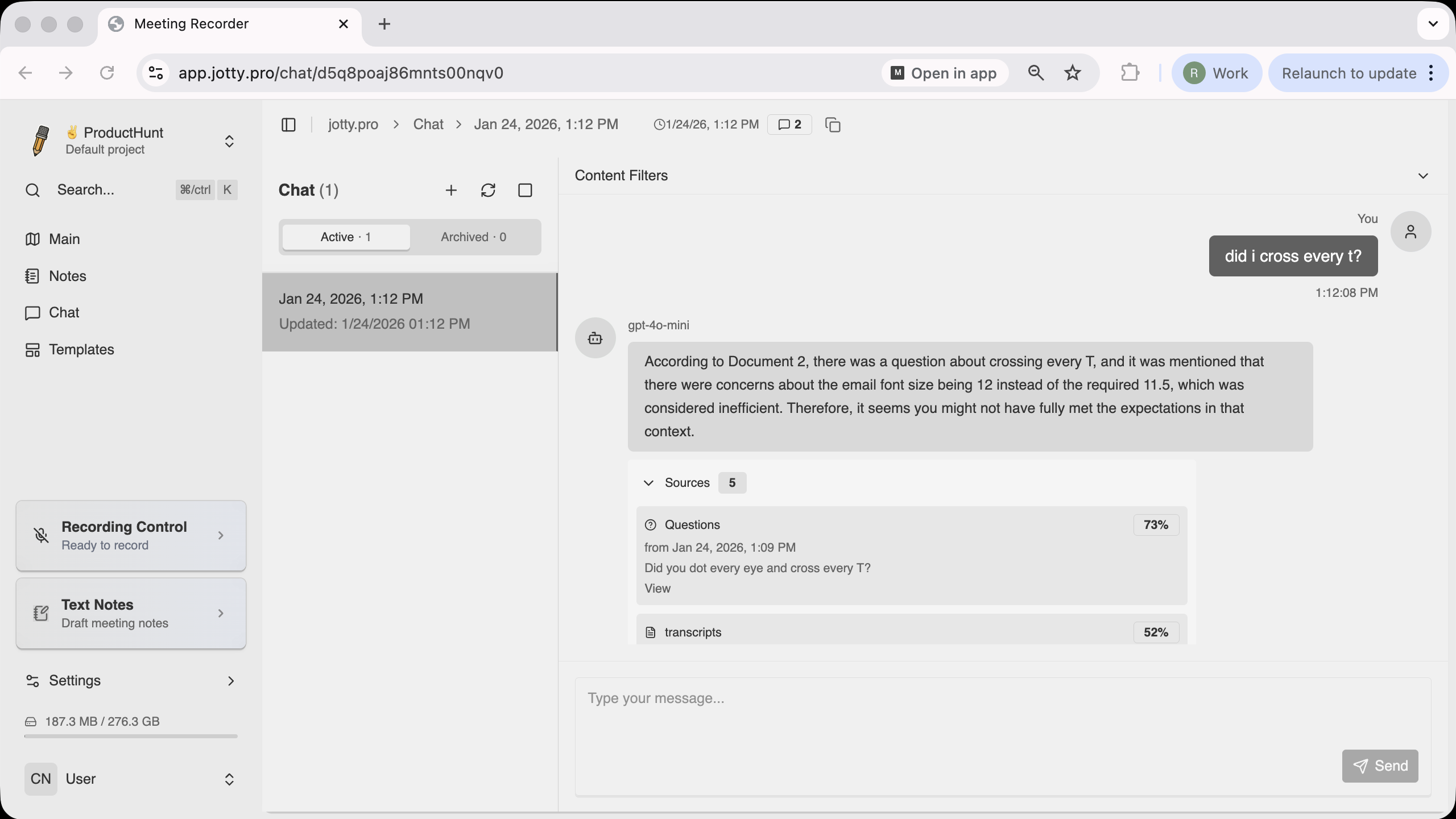 AI processing